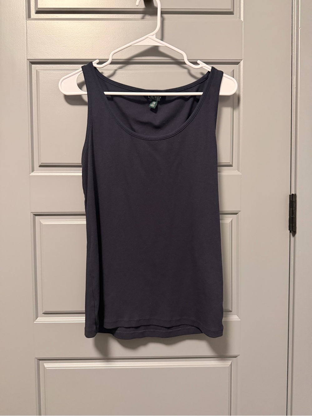 Lauren Ralph Lauren Navy Tank Top Classic Scoop Neck XXL